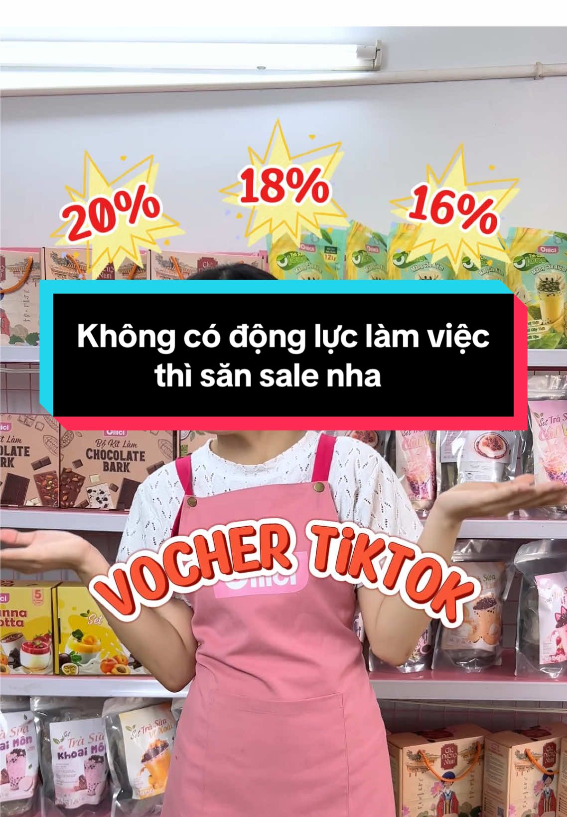 Săn sale là động lực làm việc tốt nhất ha mấy bà!!! #bepcuameonici #onici #sale #tiktoksale #freeship #trasua 