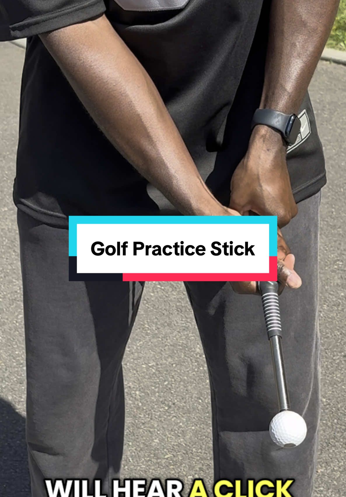 Golf swing trainer you can use anywhere to perfect your swing #golftok #golfhacks #golftrainingaids #lovegolf #tiktokmademebuyit 