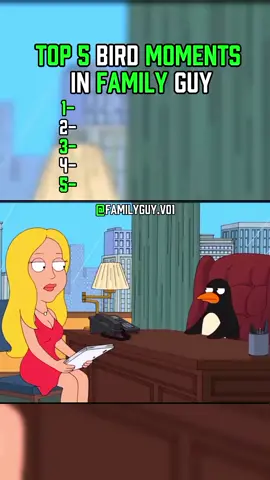 top 5 bird moments in family guy #familyguy #familyguyclips #fyp #top5 #funnytiktok #cartoon #tiktokusa 