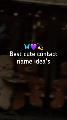 Contact Names 💫🌸 #fyp #trending #foryou #contactnames #contactnameideas 