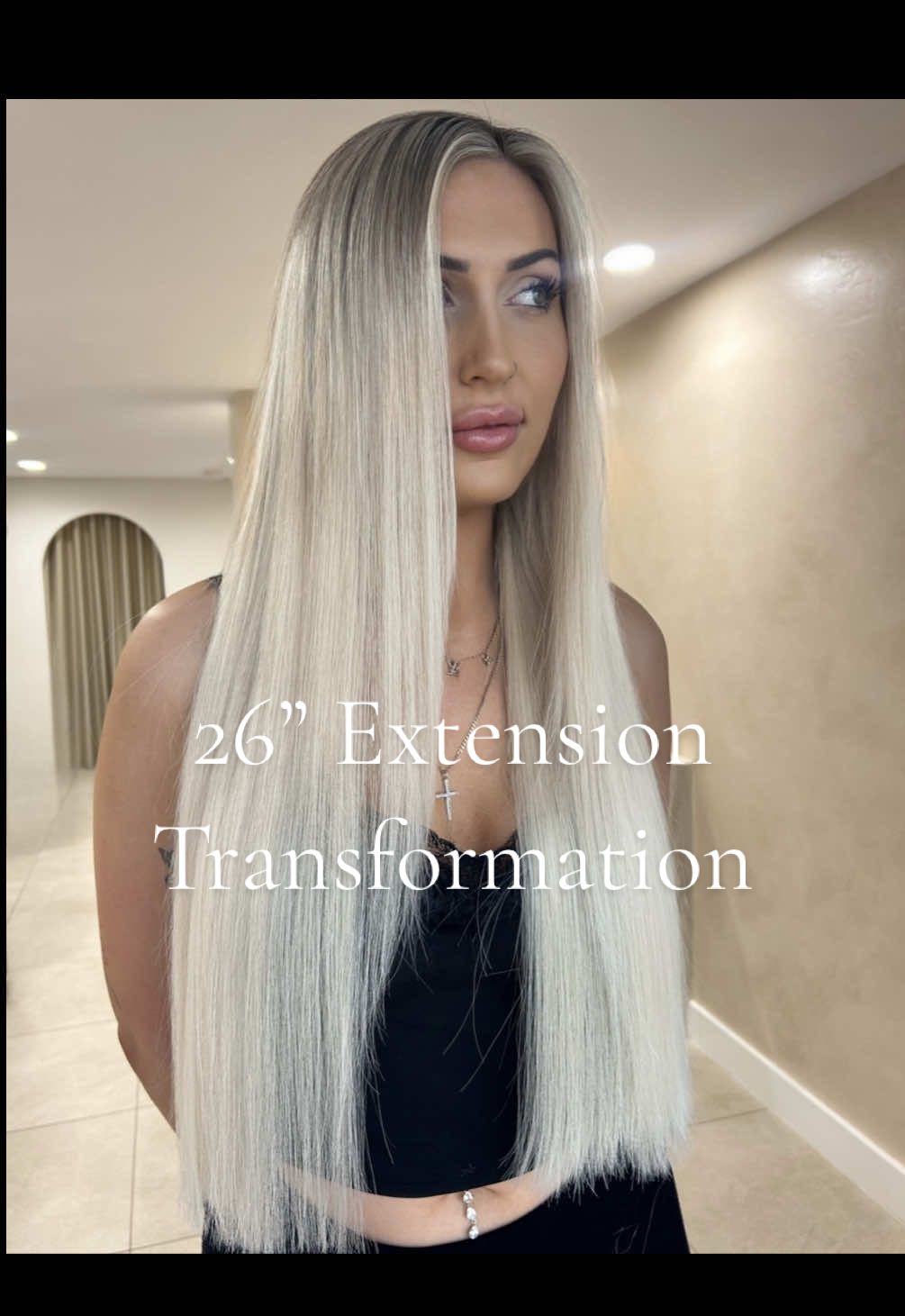 TRANSFORMATIONS WE LIVE FOR 💫 Keeping the colour low maintenance using her natural for dimension with bright creamy blonde ends allowing her to feel even blonder and ofcourse extra length  Adding 26” Custom designed Extensions  #perthsalon #fyp #perthhairdresser #foryourpage #hairgoals #trending #perthhairsalon #perthhairextensions #hairextensions #realtalk #blonde 