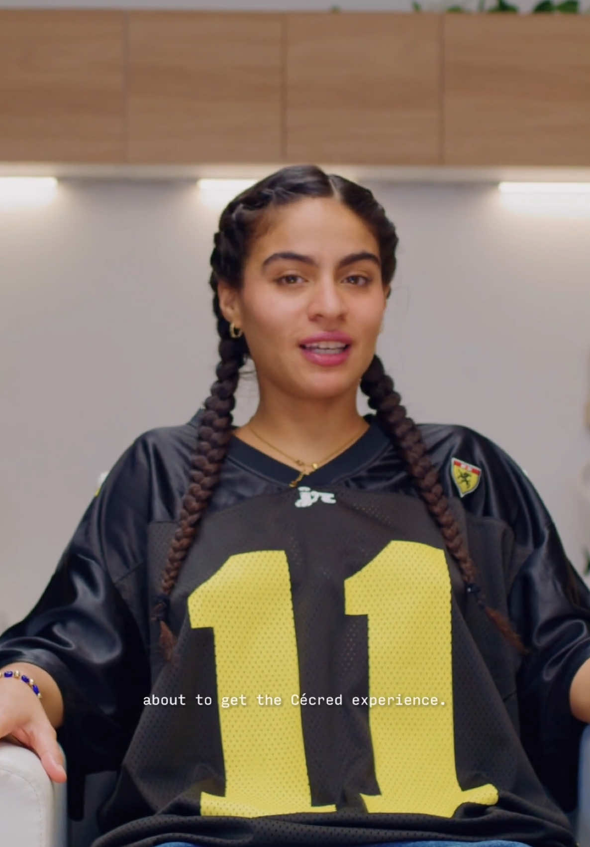 Replying to @slim_shady WHO'S IN THE CÉCRED SALON? The one and only, Grammy-winning singer and songwriter @Jessiereyez came through for the full CÉCRED experience and blessed us with a fun CÉCRED jingle co-written with our Vice Chairwoman, Ms. Tina Knowles. Watch the full video now at youtube.com/@cecred