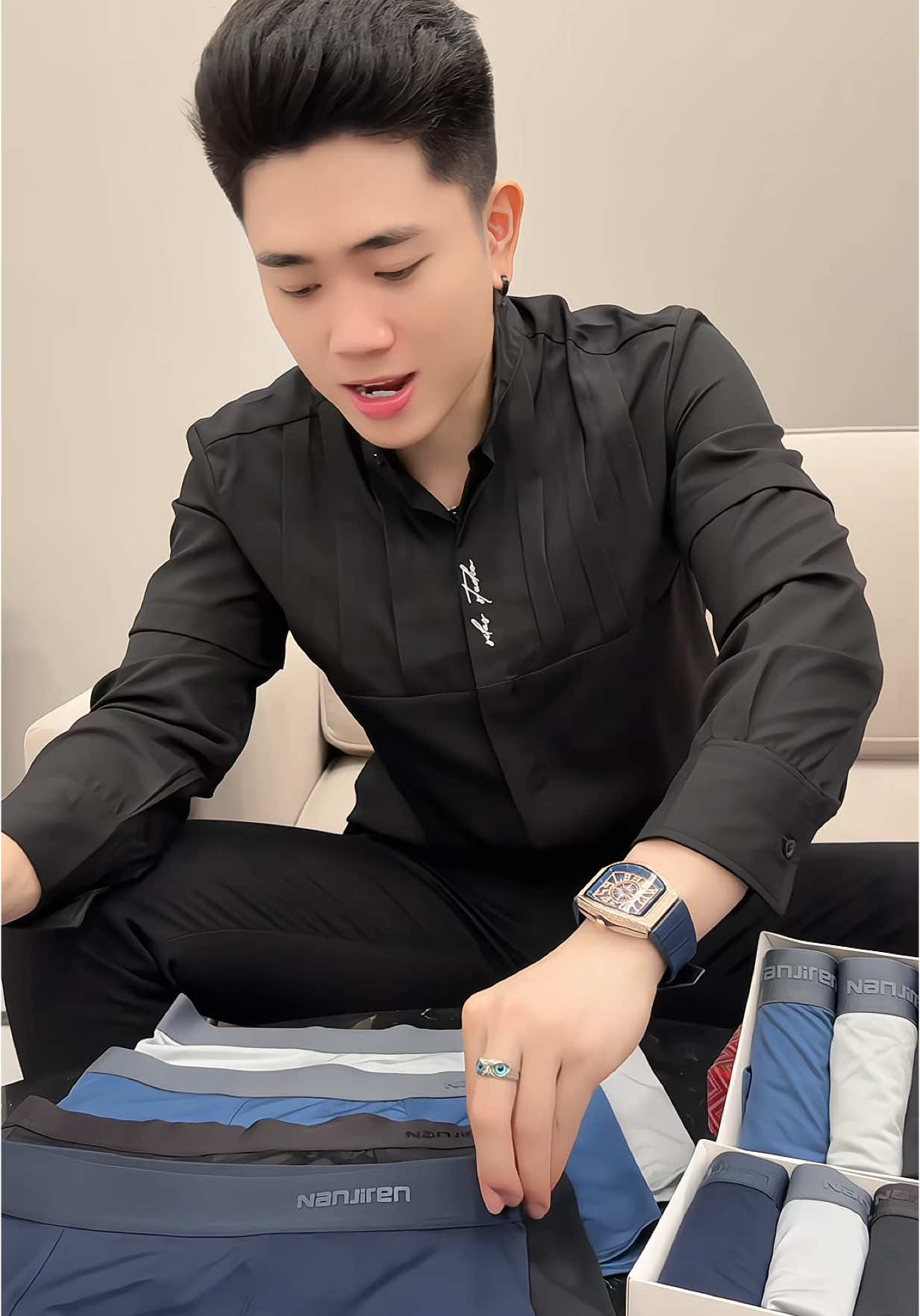 Hộp 4 Quần Sịp Nam Boxer Nanji