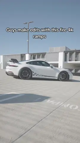 Free car clips for edits || 4K ramps  White Porsche GT3RS  #freecarclips #Caredit #UltraHD #GT3RS #Porsche #120Fps #4k #Edit #ramps #freeramps #freeclip #carclips 