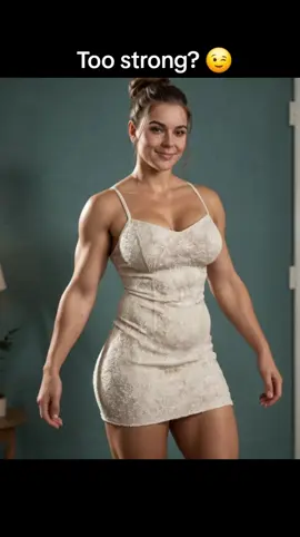Confidence is strength. Do you keep up? #StrongWomen #MuscleMommy #GymTok #FlexFriday #AestheticMuscle #Biceps #AIgirl #TikTokFitness 