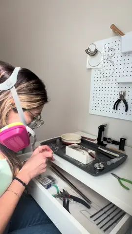 Just a girl picking up a new hobby.. again.  #metalsmithing #soldering #jewelrymaking 