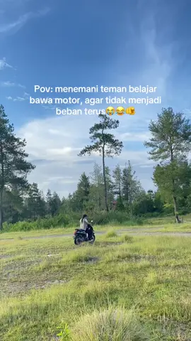 Yang penting sudah bisa gas rem gas rem🤣 #bawamotor #pemula 