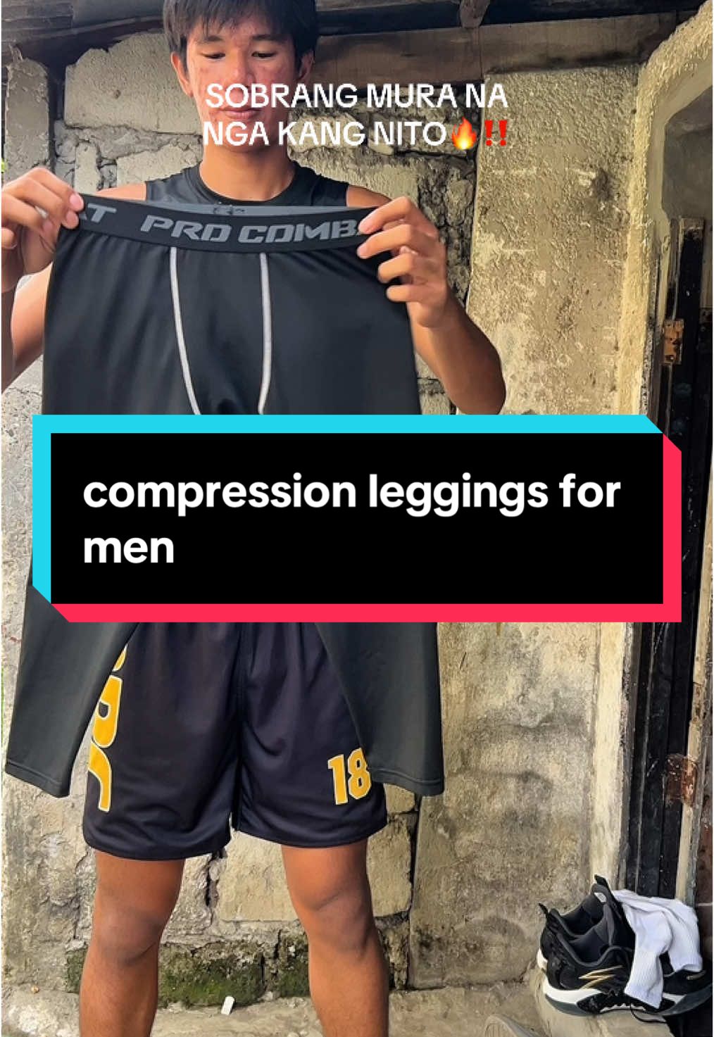 ito na nga yung pinakamurang compression leggings na mabibili mo dito #compression #compressiontights #compressionleggins #basketball 