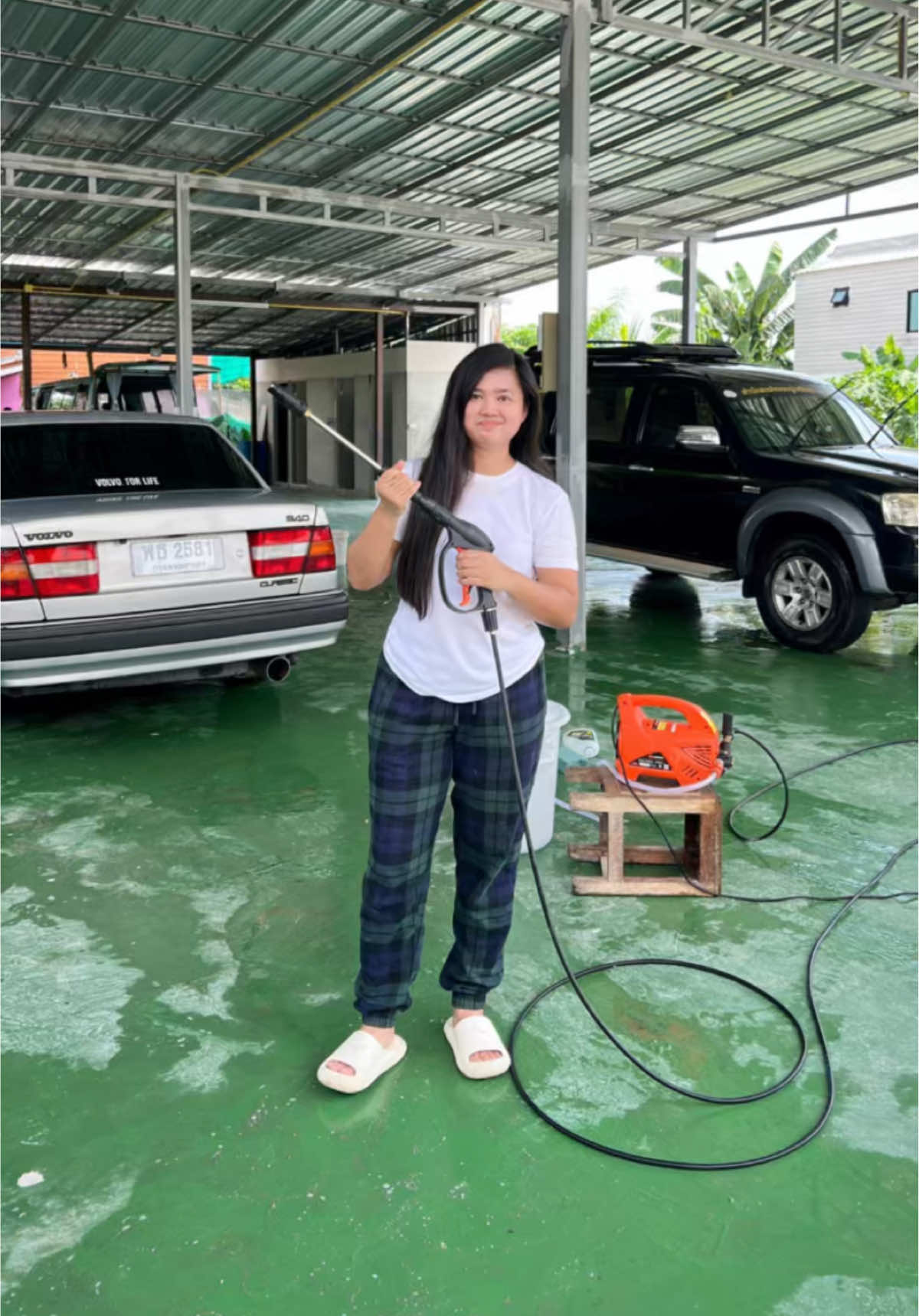 เครื่องฉีดน้ำแรงดันสูง รุ่นปรับแรงดัน CHICACO 135 บาร์ 42224 จากพัมคิน #ผู้หญิงทำไม้ #pumpkin #พัมคินครบทุกเรื่องเครื่องมือช่าง 