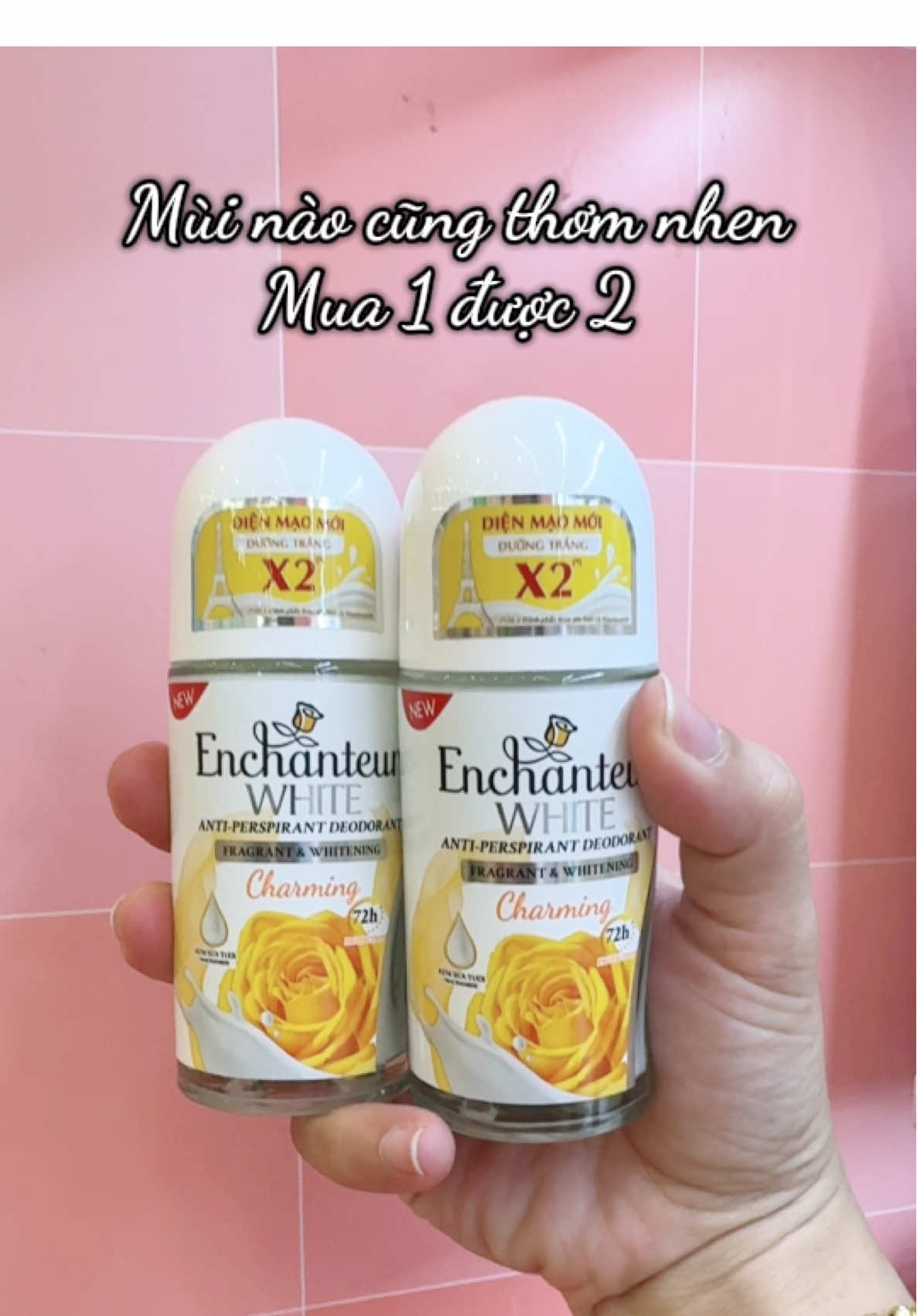 Nhớ lăn khử mùi nha người đẹp, mua 1 được 2 #lankhumui #lankhumuitrangda #enchanteur #lamdep #tiktokviral #ypfッ #skincare 