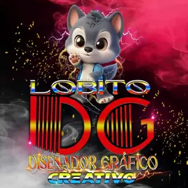 Diseño gráfico con huella de lobo 🖌️🎨🐾🐺 #EfectoLobo Cuando tu trabajo deja huella #lobitocreativo  #LoboVisual