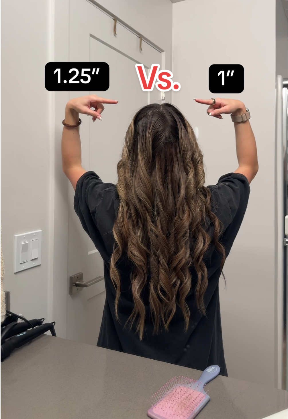 This is the 1” vs the 1.25” curling iron, which one do you like more?? For the price it’s at right now, you’re getting a STEAL for this curling iron! it also comes with FREE shipping!!! #BioIonic #CurlingIron #FreeShipping #50OFF 