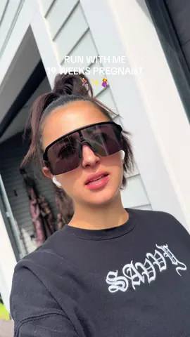 Come on a 3 mile run with me! #fyp #Running #runvlog #19weekspregnant 