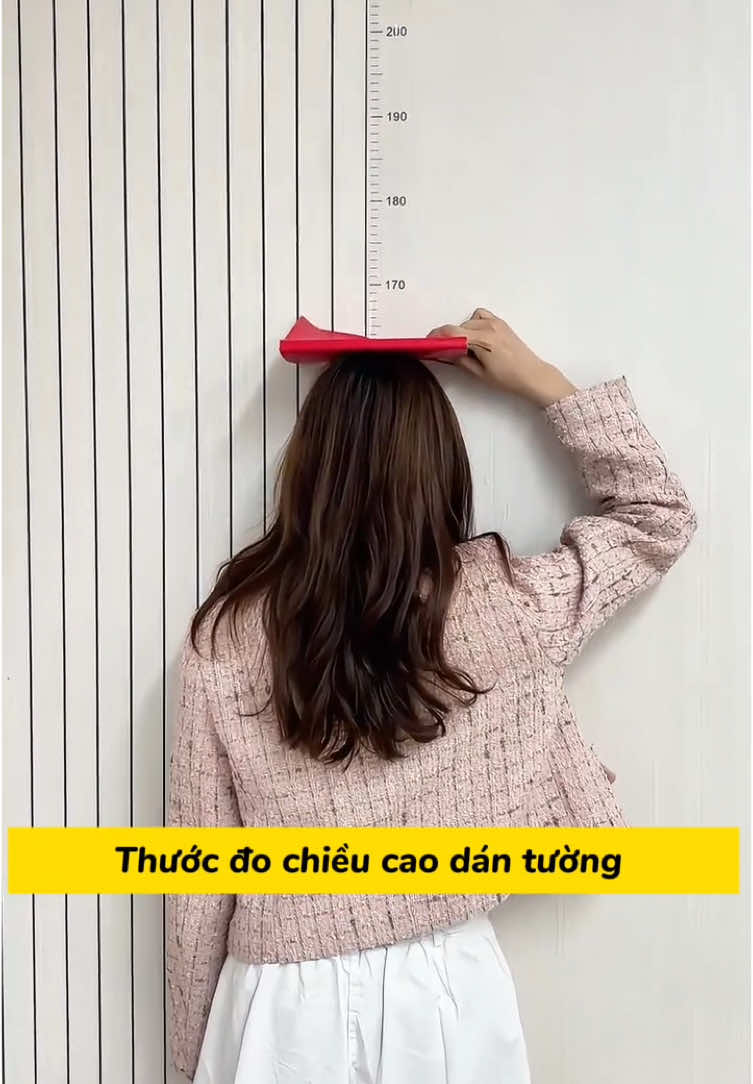Thước đo chiều cao dan tường cho bé #review #thuocdochieucao #mevabe #dogiadung #ngocreview 