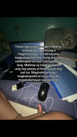 Crim ang kurso ko pero lagi kong tinutulungan kapatid kong educ, i know na mahirap din kurso ko pero mas nahihirapan ako kapag nakikita ko yung kapatid ko na nagssuffer sa kursong ayaw niya. Bilang isang ate, handa akong tumulong dahil yun ang sinabi ng mga magulang namin lalo si mama. Mahirap talaga mag aral ng kolehiyo lalo na kung nasa malayong lugar, malayo sa magulang kaya need magpakaparents para tutukan ang mas nakakabatang kapatid.
