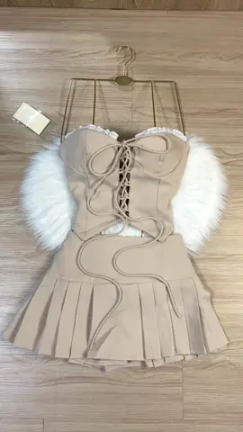 สีครีม 🤍🤍    #ชุดเซ็ท2ชิ้น #แฟชั่นผู้หญิง #ชุดเซ็ต #ชุดแซ่บๆ #ชุดเซ็ทแซ่บๆ #ชุดเซ็ทสวยๆ #ลุคคุณหนู 