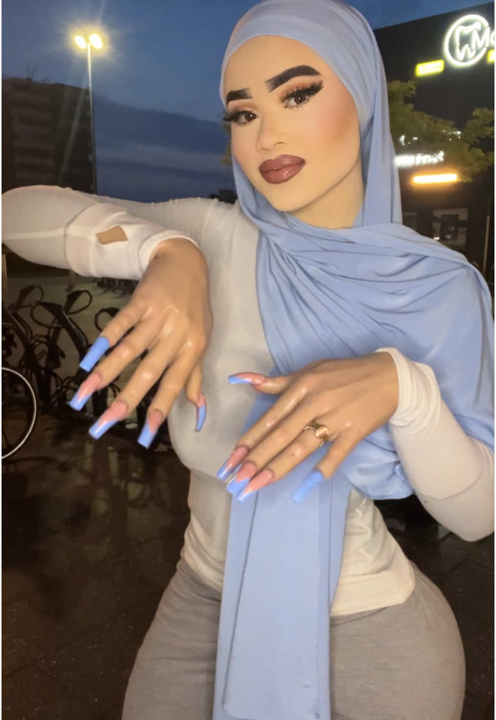 Baddie Baddie French Nails 💅🏼 #noufaylaaax #fyp #voorjou 