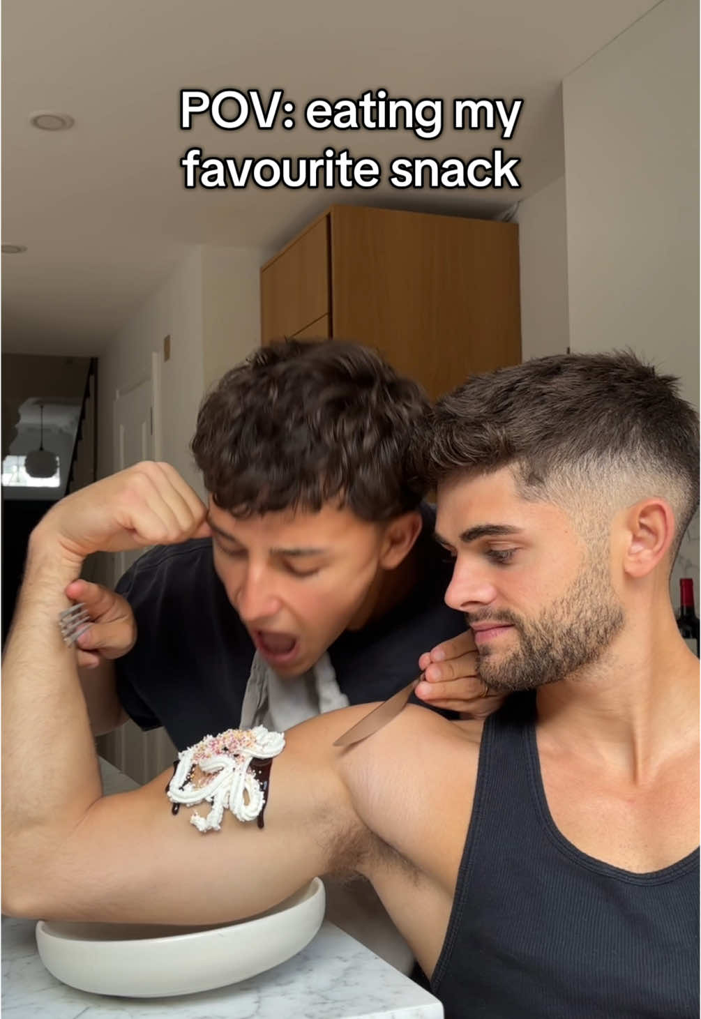 POV: eating my fav snack • #Relationship #marriedlife #gay #couples #husband 