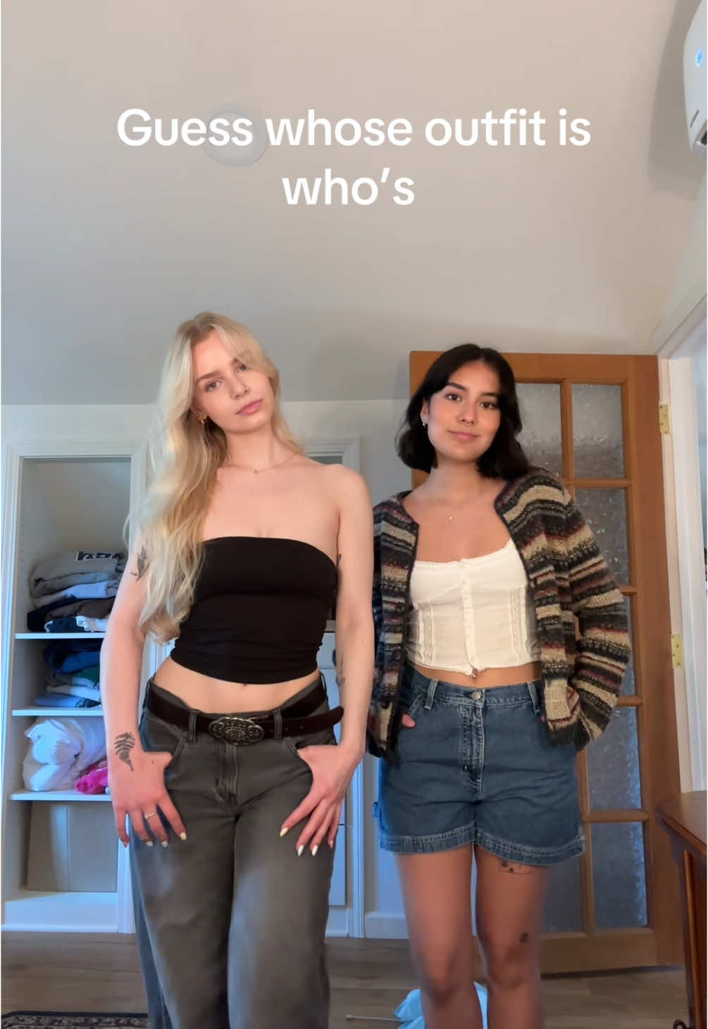 I feel like it’s maybe a little obvi lol @fatimmy #wlw #outfitswap #wuhluhwuh #lesbiansoftiktok 