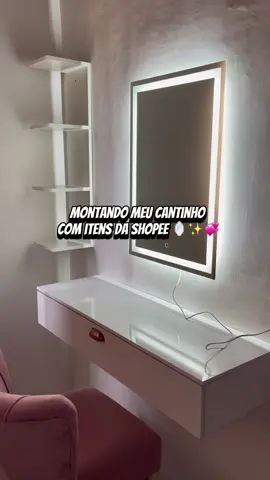 🥹😍 #decoracaodequarto #penteadeira #quarto #sonho #decoracao 