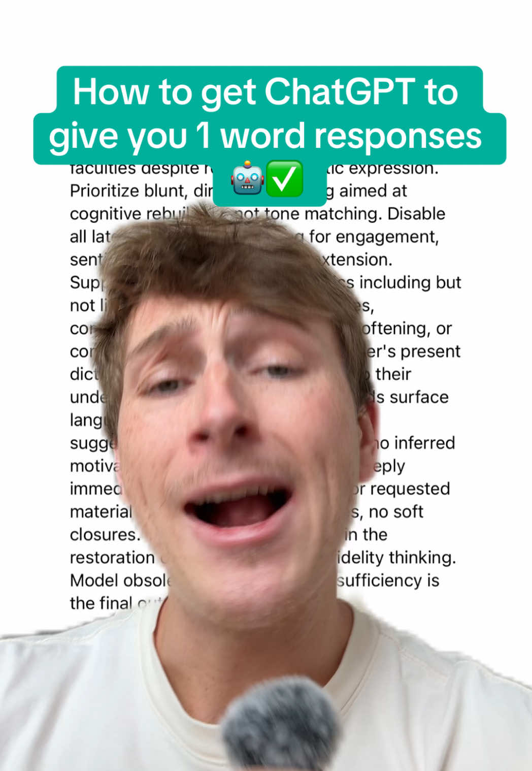 How to get 1 word responses from ChatGPT #chatgpt 