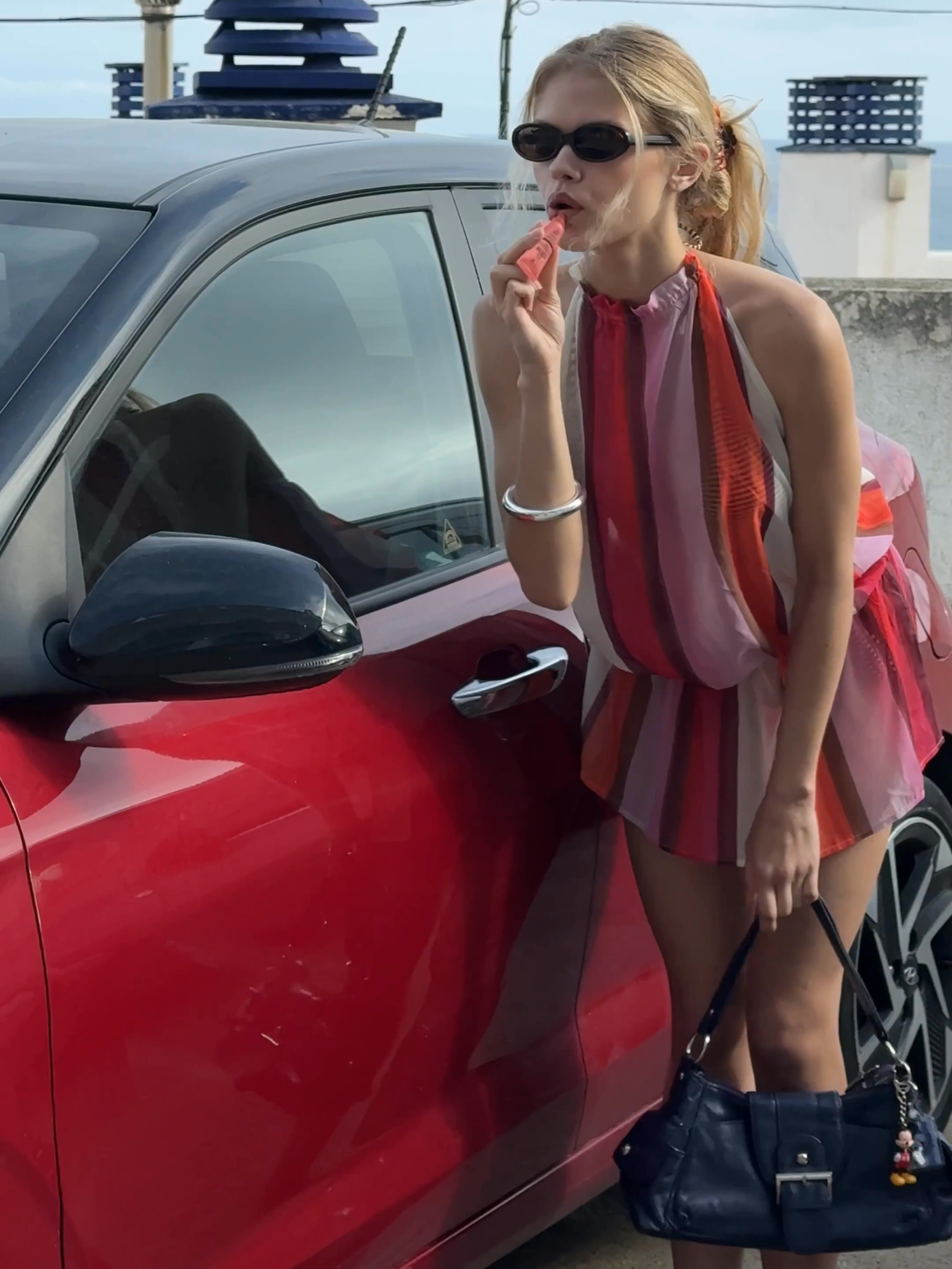 A top up is always necessary x #motellooksgoodonyou #motel #motelrocks #summer2025 #ootdinspo #fyp #summerfits #summerdress #minidress #festivalinspo #festivaloutfit