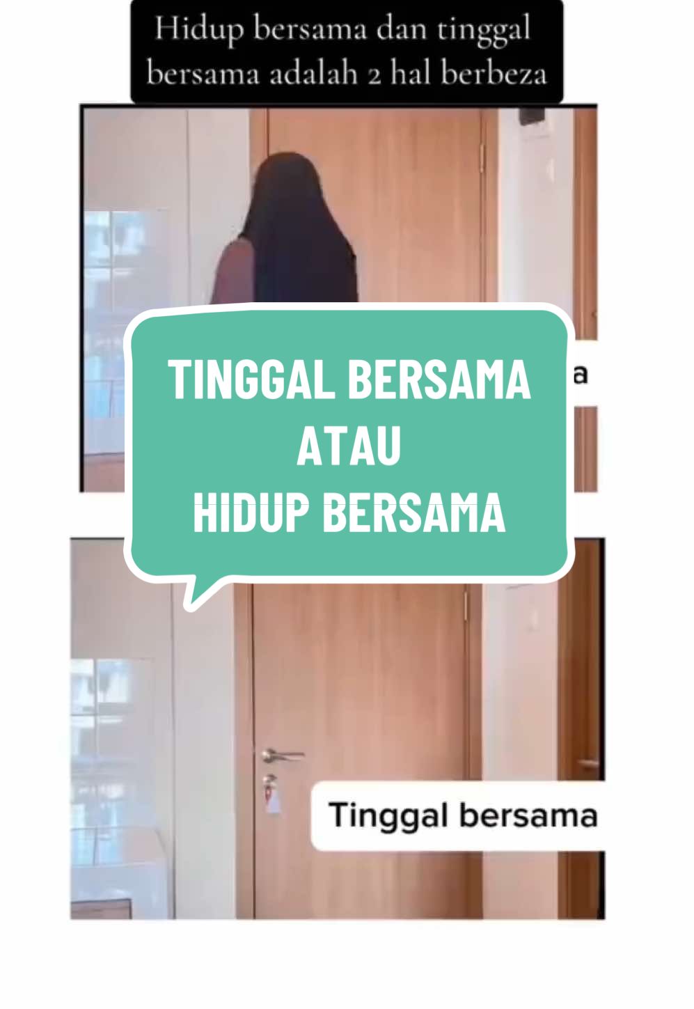 Jika menikah hanya tentang memberi nafkah dan mencari nafkah, Mungkin perempuan juga bisa mencari duit dan menafkahi dirinya sendiri. Tapi menikah itu tentang hidup bersama bukan sekadar tinggal bersama.#suamiisteri #komunikasiitupenting 