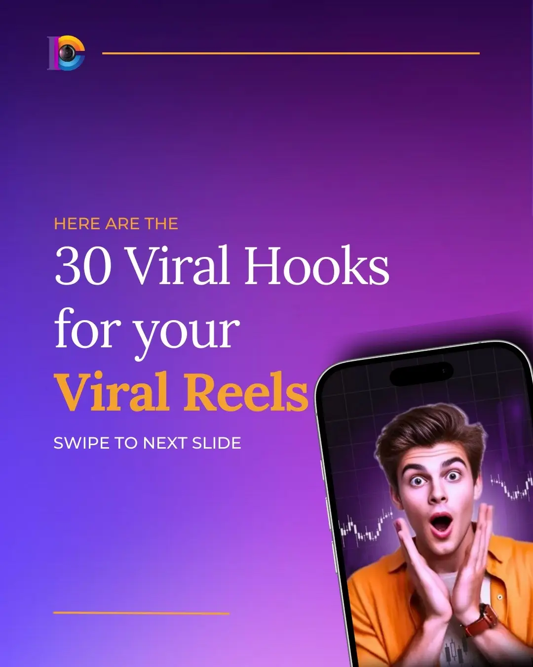 Follow for more! 1. You won't believe this 2. If you're struggling with [insert problem], read this! 3. Here's one mistake [vour audience] is making 4. 5 things you NEED to know about [topic] 5. I bet you didn't know this about [topic] 6. What if I told you [surprising fact]? 7. Want to know the secret to [desired outcome]? 8. Let's be honest…. who else feels this way? 9. You're going to want to save this for later 10. Before you [take action], you need to know this 11. Nobody talks about this, but 12. I wish someone had told me this earlier 13. Want to see how I did it? Keep reading 14. This is the best advice I can give you 15. Here's what happens when you [action] 16. Breaking news: Here's my hot take on 17. I don't know who needs to hear this, but 18. The most effective way to achieve [results] is 19. The best piece of advice I've ever received is 20. Prepare to be amazed by this [solution] 21. You're one step away from [desired outcome] 22. Ever wondered why [problem] keeps happening? 23. I learned this the hard way so you don't have to 24. This might be the most underrated [strategy] ever 25. Let me save you hours of frustration with this 26. You won't believe how easy this actually is 27. Here's how I went from [problem] to [solution] 28. You deserve to know the truth about [topic] 29. You're probably overthinking this 30. I'm spilling the tea on [specific insight] Make sure to SAVE these hooks for later! #Hookideas #ContentHooks #ContentIdeas #DigitalMarketing #SocialGrowth #BusinessTips #InstaGrowth #InstaCraftMarketing