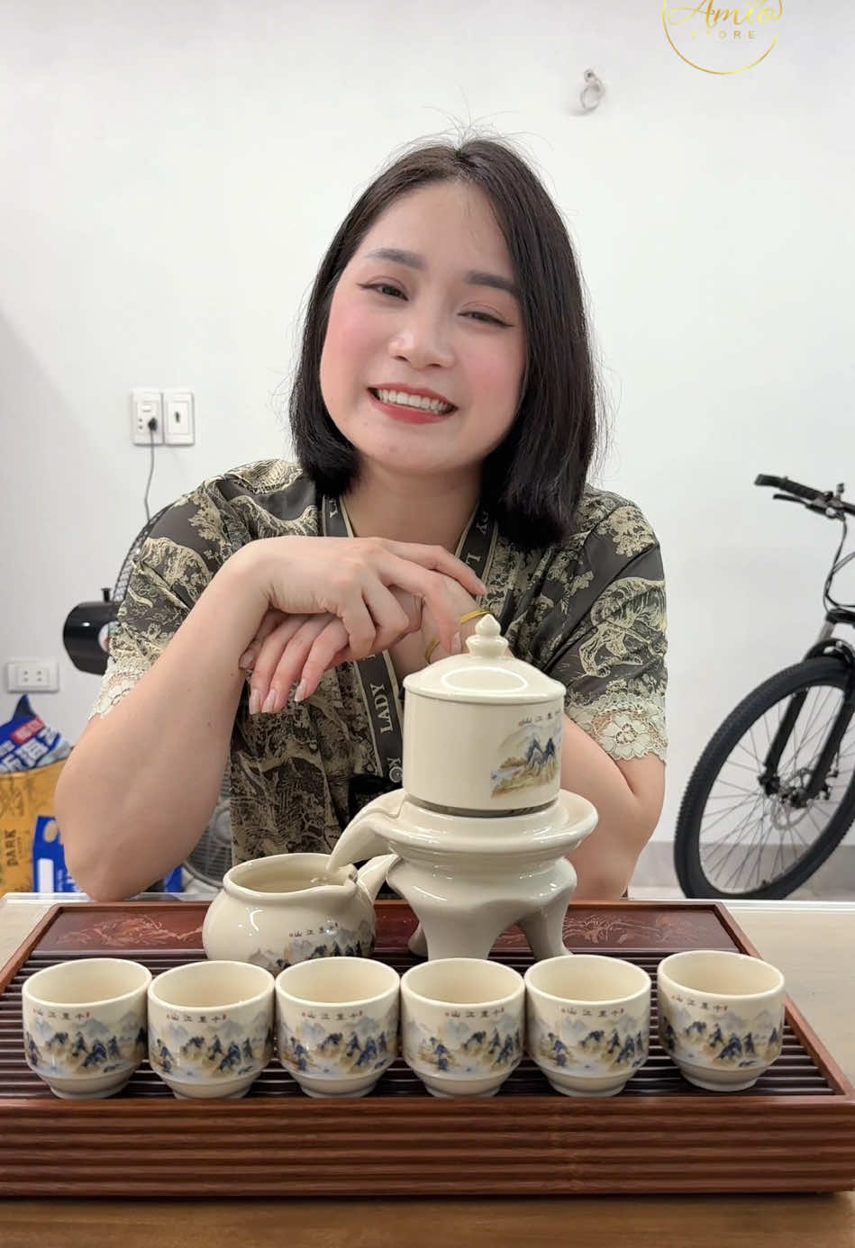 Bộ trà cối xay bạch ngọc 9 chi tiết có nên mua ? #boamchenuongtra 5