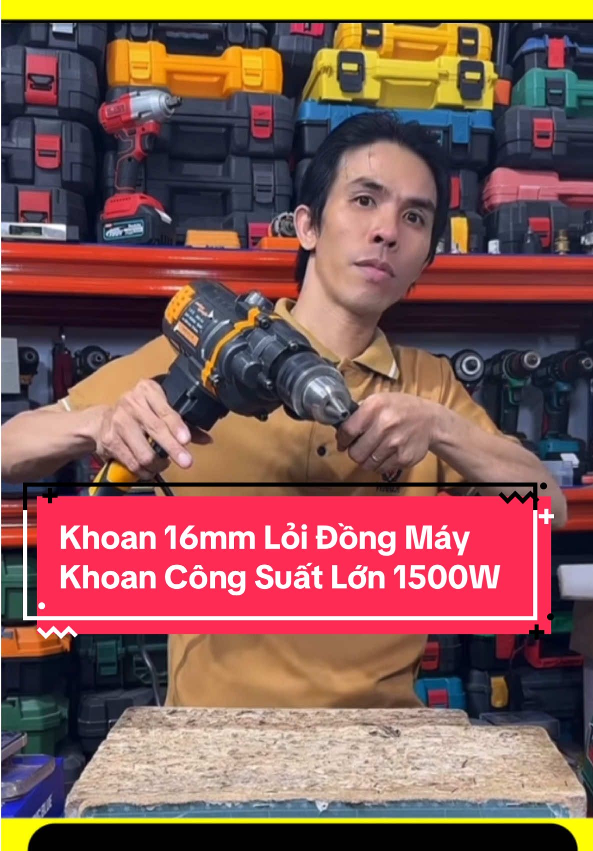 Trả lời @Công Trần Khoan Lỏi Đồng 16ly khoan công nghiệp 1500w #khoan #maykhoan #maykhoan16mm #khoandien #quocdung #cokhi #LearnOnTikTok #xuhuong #congtrinhxaydung 