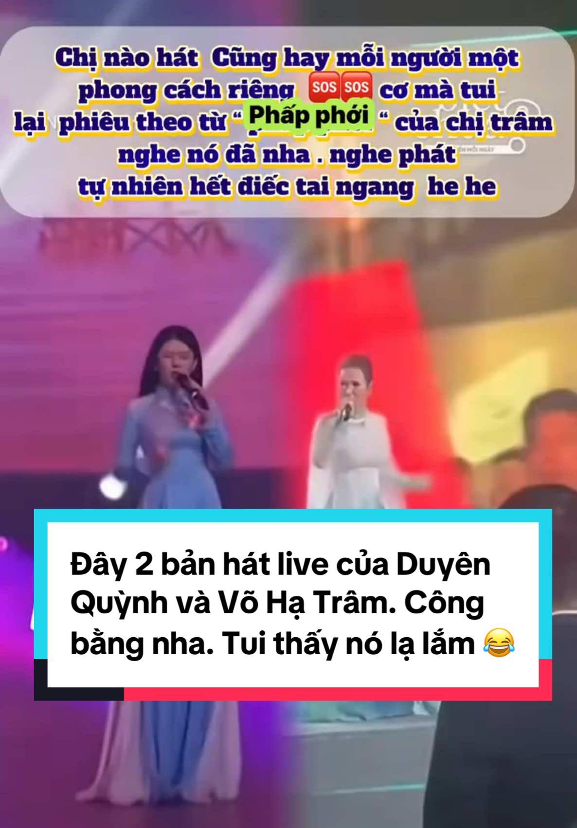 So sánh 2 bản live của Duyên Quỳnh và Võ Hạ Trâm . Nó lạ lắm #xuhuong #xuhuongtiktok #videoviral #videoxuhuong #50namngaygiaiphongmiennam #50namgiaiphongmiennnam🇻🇳 #vohatram #nguyenduyenquynh #viettiepcauchuyenhoabinh 