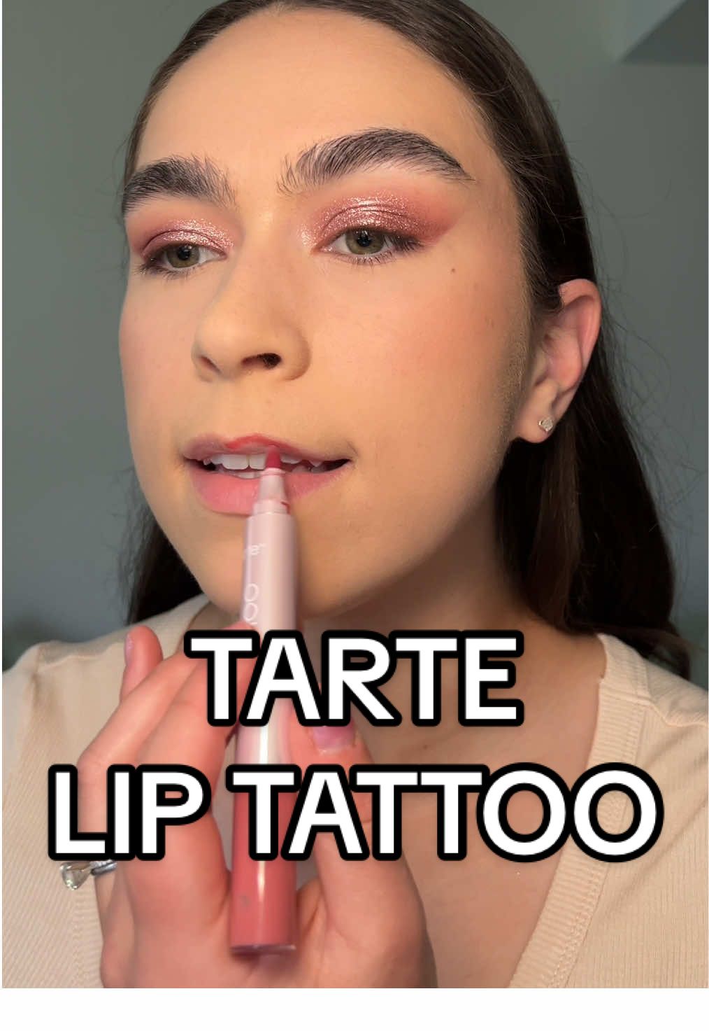 A new lip stain has entered the chat 👀 👀 👀 Tarte Cosmetics Maracuja Juicy Lip Tattoo 💄 Swatching and trying shade Rose  #tartecosmetics #juicylips #lipstain #maracujajuicy #liptattoo #beautytrends #newmakeup @tarte cosmetics @Maureen Kelly 