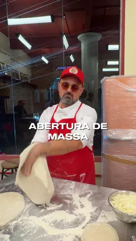 Abertura de massa de pizza #fyp 