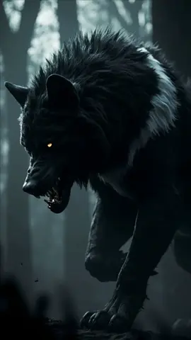 Live Wallpaper: O Lobo Negro Colossal com Marcas Brancas na Floresta Sombria Imagine um lobo negro colossal com marcantes marcas brancas, largo e poderoso, seu pelo selvagem, sedoso e bagunçado eriçado enquanto rosna em uma pose épica. Seus grandes olhos perfeitos brilham intensamente com cores vibrantes, perfurando a escuridão da floresta negra e ominosa. O manto volumoso e indomado do lobo realça sua anatomia muscular e impecável, com cada detalhe capturado em precisão fotorrealista. Suas patas musculosas e perfeitamente esculpidas pressionam firmemente o chão sombrio da floresta, irradiando força bruta, majestade selvagem e domínio imparável em meio ao ambiente aterrorizante e sinistro. #LoboNegro #MajestadeSelvagem #DomínioPrimal #PixVerse #LiveWallpaper