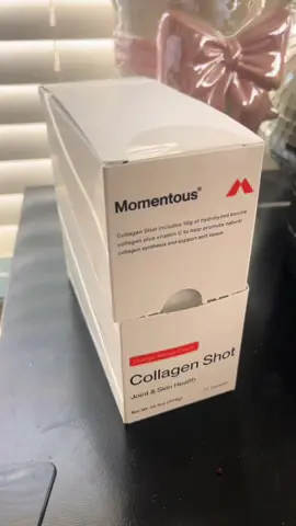 These are not only convenient, but have help helped my training so much! #collagen #colleganshot #momentous #momentouscollagen 