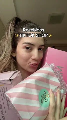 Recebidos 💕💕💕💕 Muito animada com o tiktokshop!!! #ugccreator #tiktokshopcreator #monetizacaotiktok #tiktokshopbrasil #TikTokShopChegou #foryoupage 