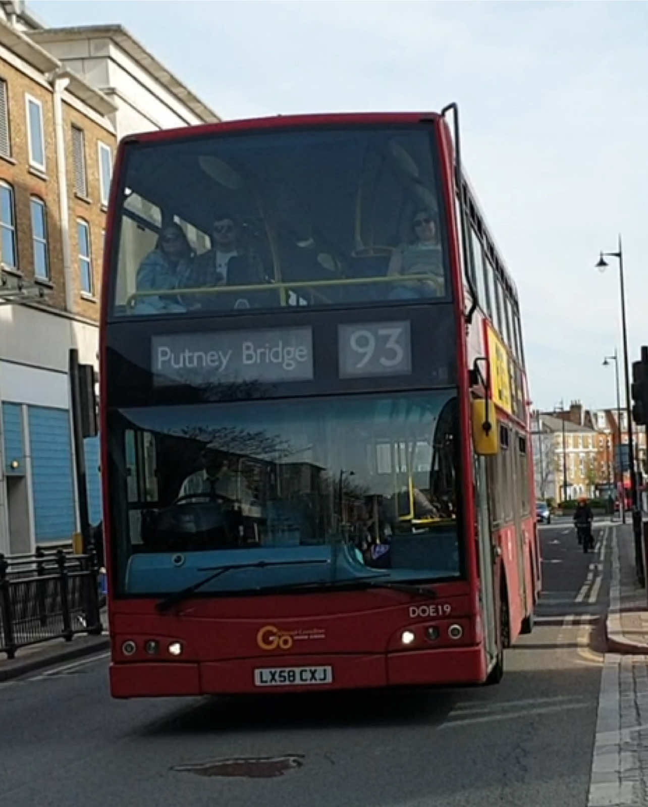 have an old clip from 2023 🤷‍♂️🤷‍♂️ / now withdrawn | here we have GAL’s now withdrawn DOE19 (LX09CXJ) at @ Wimbledon on the 93 towards @ Putney Bridge  #fyp #londonbus #goaheadlondon #93 #Wimbledon #putneybridge #optareolympus #trident 
