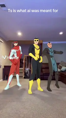 Saw ts on Viggle and had to use it #invincible #sinistermark #mohawkmark #omnimark #dance #meme #trend 