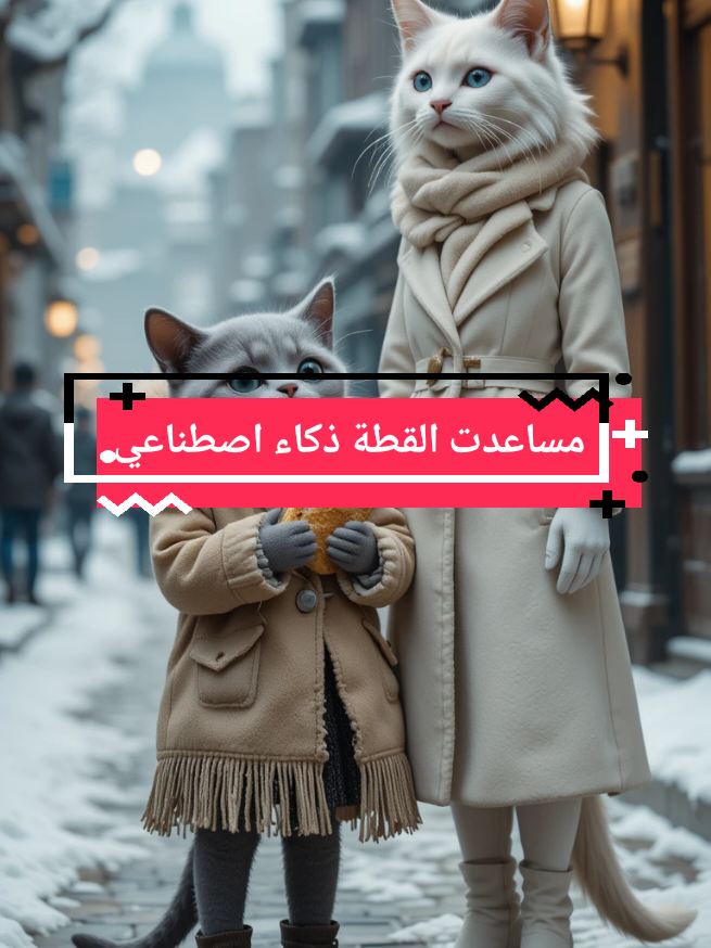 ذكاء اصطناعي لم تكن تتوقع انها سا تساعدها #ذكاء_اصطناعي #cat #virlvideo #shorts #Ai 