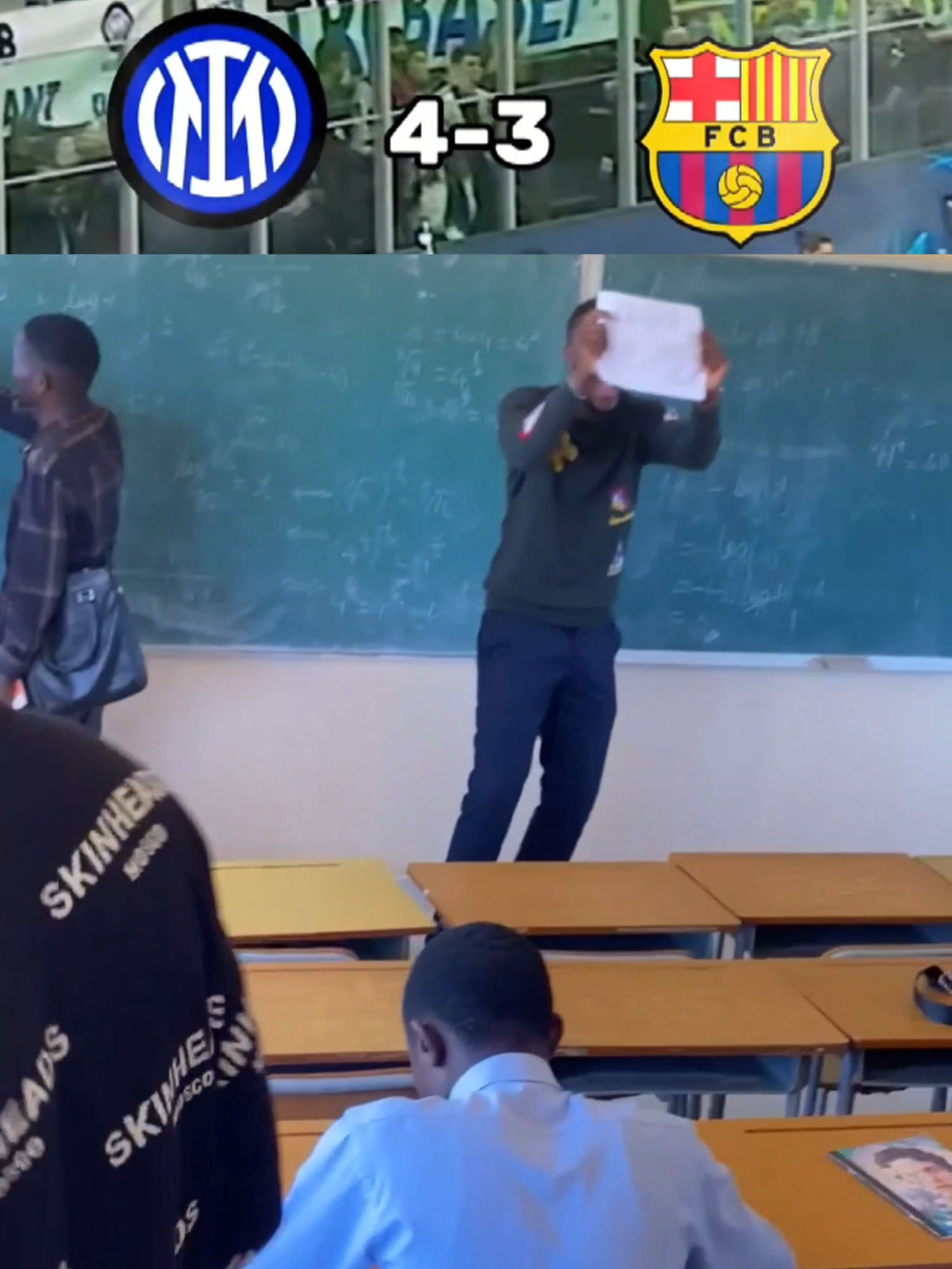 💣ESTUDANTES E ADEPTOS DO REAL CELEBRAM A VICTÓRIA DO INTER 😅🔥 Sabias que o Barcelona deu uma virada histórica do Inter de Milão, perdendo por 4 a 3? 😱 Mas o mais estranho é que muitos torcedores do Real Madrid estão a comemorar… como se o Inter tivesse feito o que eles sonhavam! 🤔 #AngolaTop, #TikTokAngola, #EntretenimentoAfricano, #BarcelonaPerde, #InterMilão, #RealMadridFeliz, #CuriosidadesFutebol, #FutebolEuropeu, #ConspiraçãoFutebol, #FutebolÉVida, #ChampionsLeague, #BarcelonaDerrotado, #Inter4x3Barça, #FutebolInternacional, #NotíciasDeFutebol, #DerrotaDoBarcelona, ​​​​#FutebolPolêmico, #TeoriaDaConspiração, #FutebolViral, #AdeptoFeliz, #TikTokBrasil, #TikTokPortugal, #ViralAngola, #BarçaEmCrise, #RivalidadeEspanhola, #NotíciasDoEsporte, #FutebolGlobal, #FutebolAfricano, #FutebolCurioso, #CelebridadesDoFutebol, #DerrotaHistórica