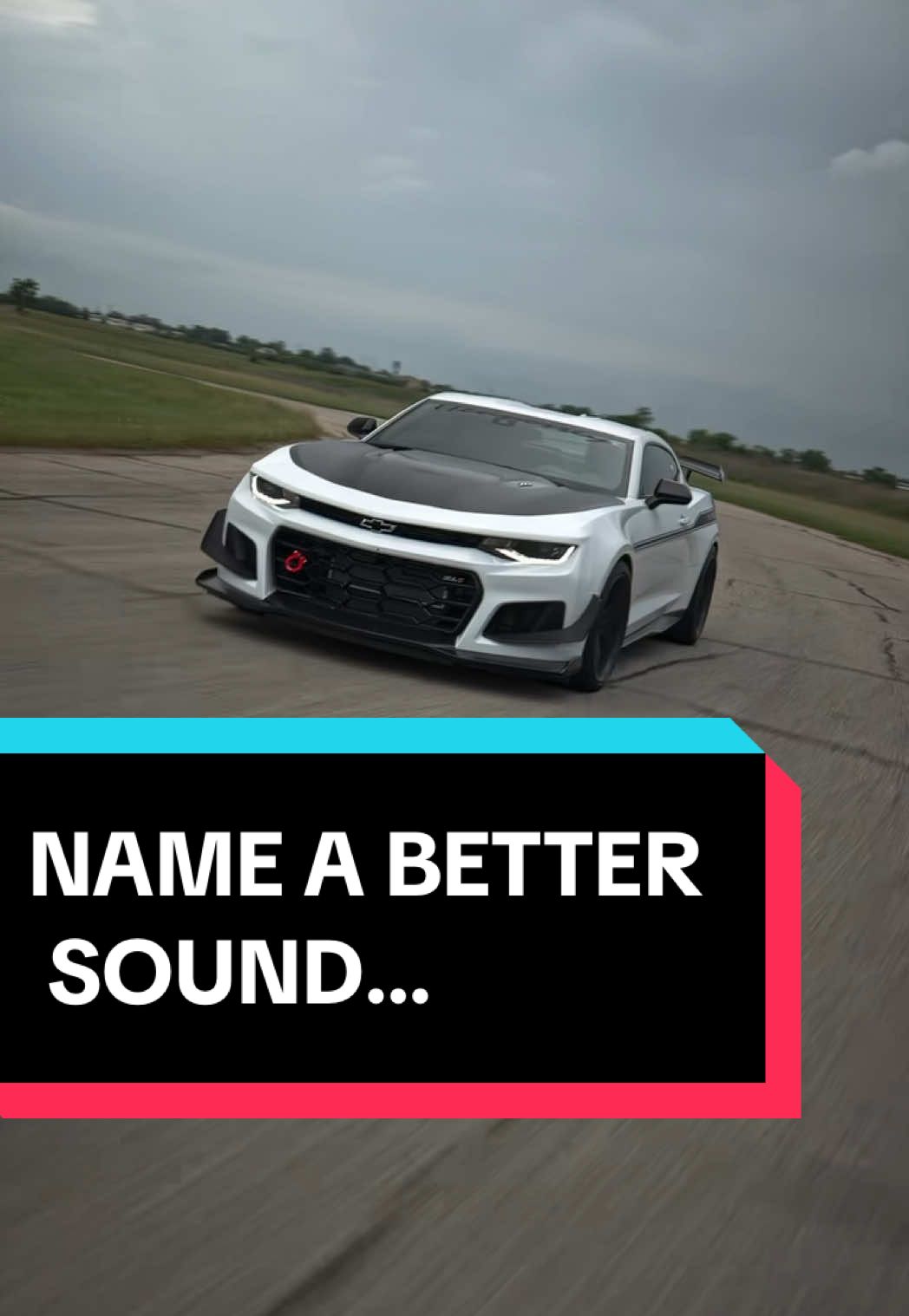 Name a better sound - we’ll wait… #EXORCIST #HennesseyPerformance #Chevrolet #Camaro #ZL1 #ZL11LE #HennesseyExorcist #V8 #LT4 #Supercharged #Pennzoil #LongMayWeDrive #Horsepower #TrackDay #Racecar #Racing 