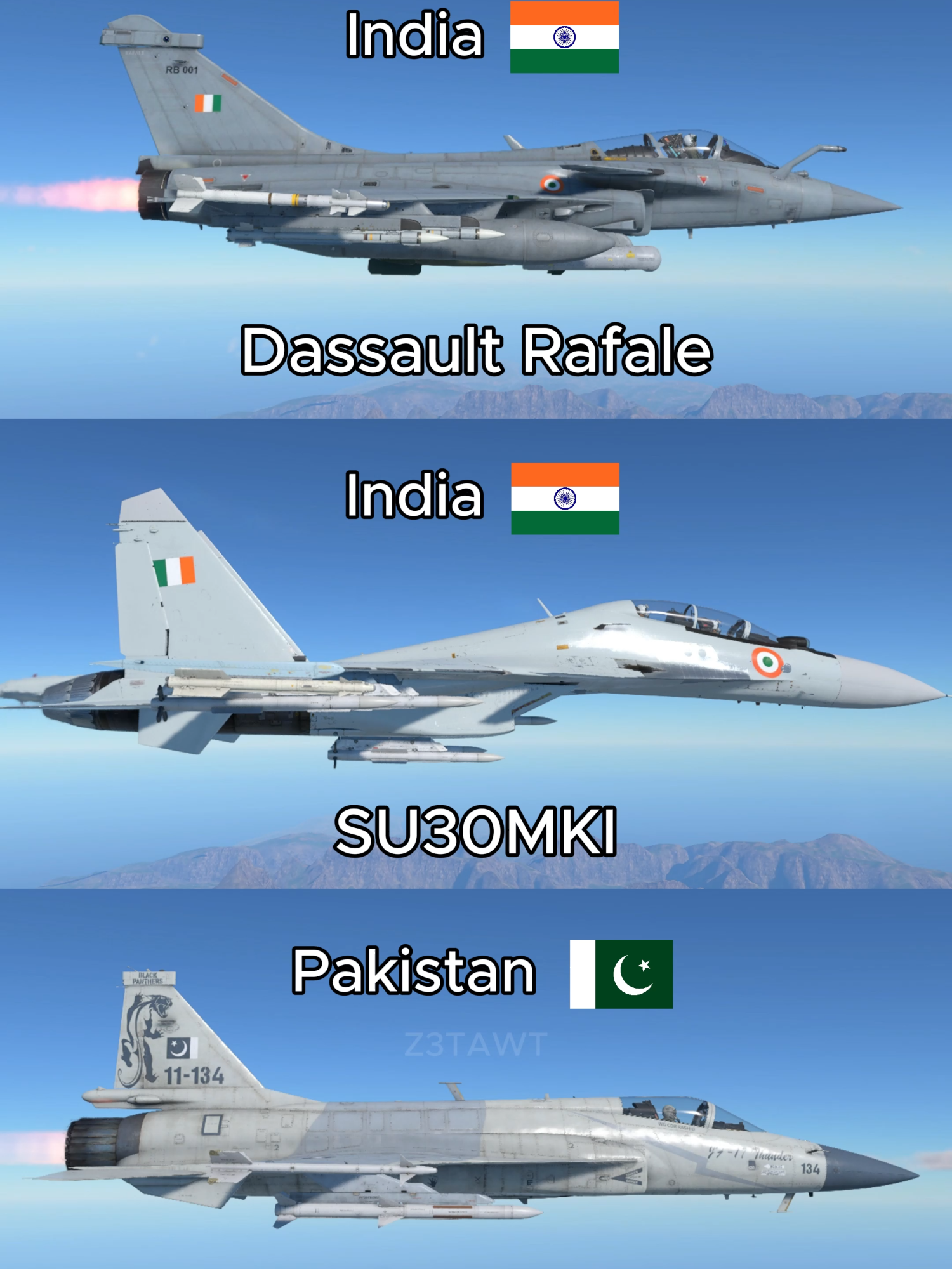 ☢️ Pakistan VS India ☢️ #aviation