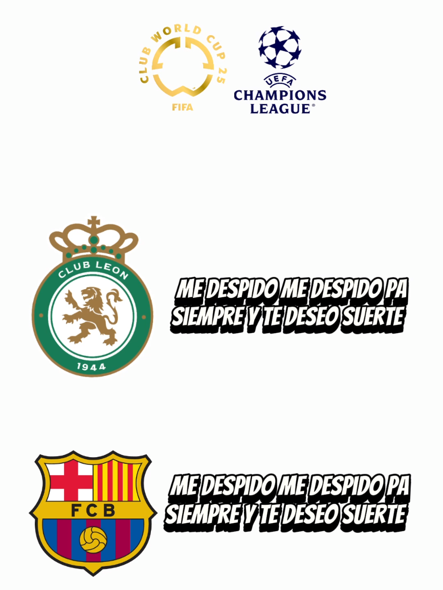 Mal momento para los que somos del Club León y del Barcelona😔💔 #clubleon #ligamx #mundialdeclubes #fcbarcelona #championsleague #fyp #parati 