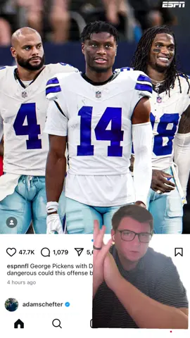 #dallascowboys #dakprescott #georgepickens #steelers #cowboys #nflfootball #football #nfceast 