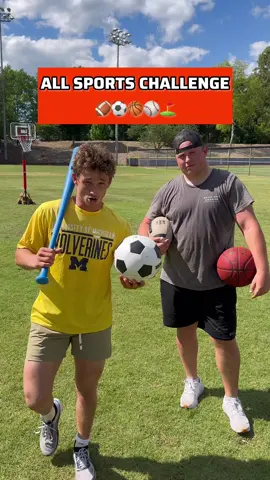Best outta 5 All Sports Competition🏈🏀⚽️⚾️⛳️ #sports #trickshot #athlete #funny #football #baseball #golf #Soccer#basketball @JakeAjemian30 @Max @Speed 