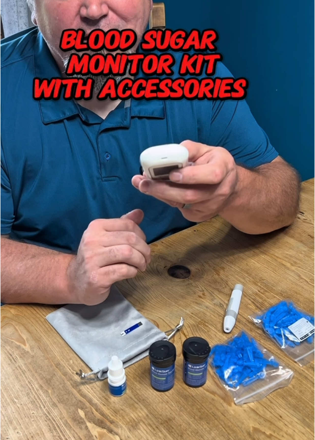 Blood sugar monitor kit with all the accessories in a travel bag #bloodsugar #bloodsugarmonitor #health #diabetes #diabetic #monitor #glucosemonitor #seniors #creatorsearchinsights #creatorboostcamp #tiktokshopdeals #tiktokshopfinds #springsale #springtok #dealsforyoudays #tiktokshopsummerturnup #toptiermay #fyp 