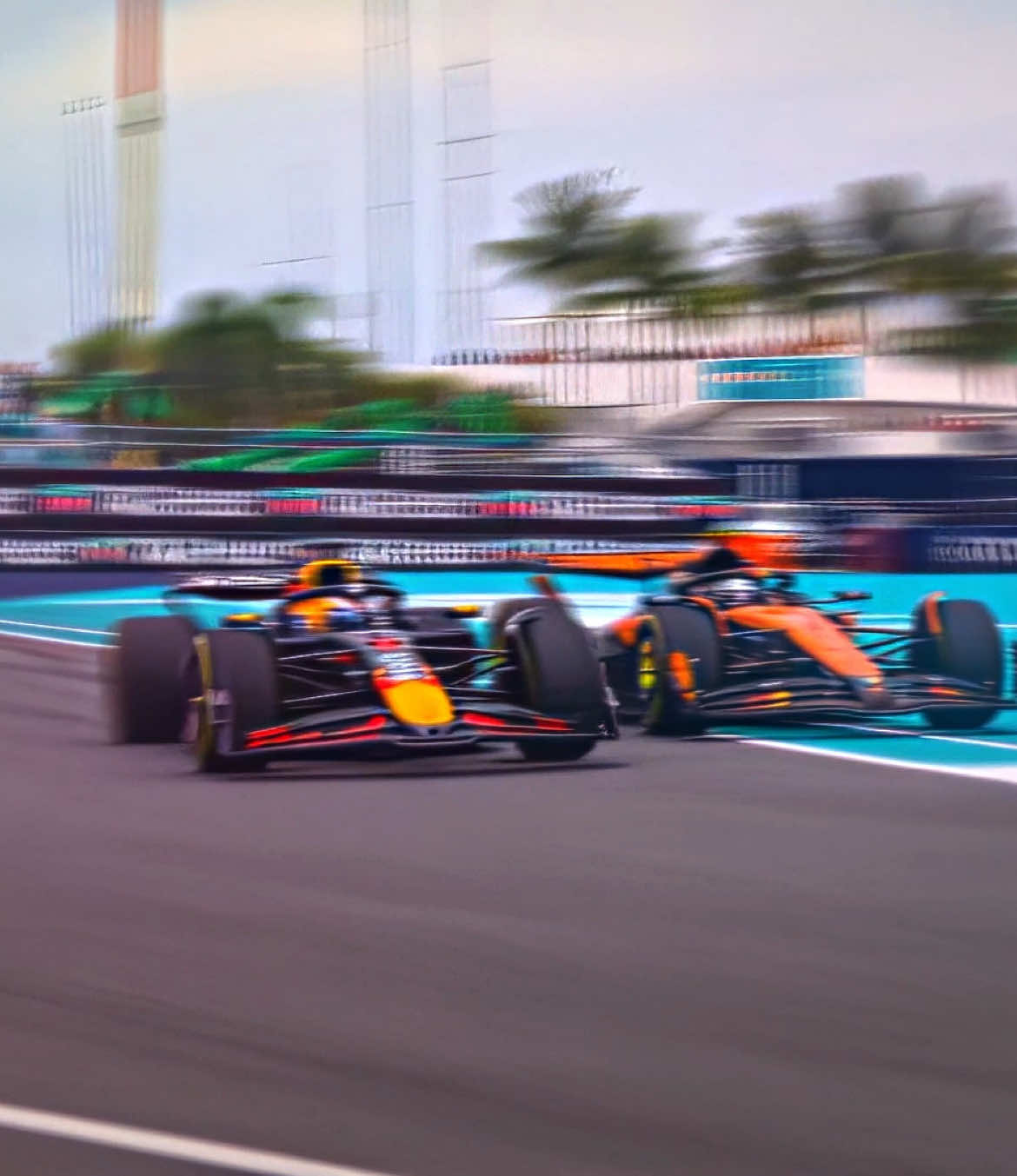 Max vs Mclarens round 2 #f1 #maxverstappen #mclaren #formula1 #miamigp 