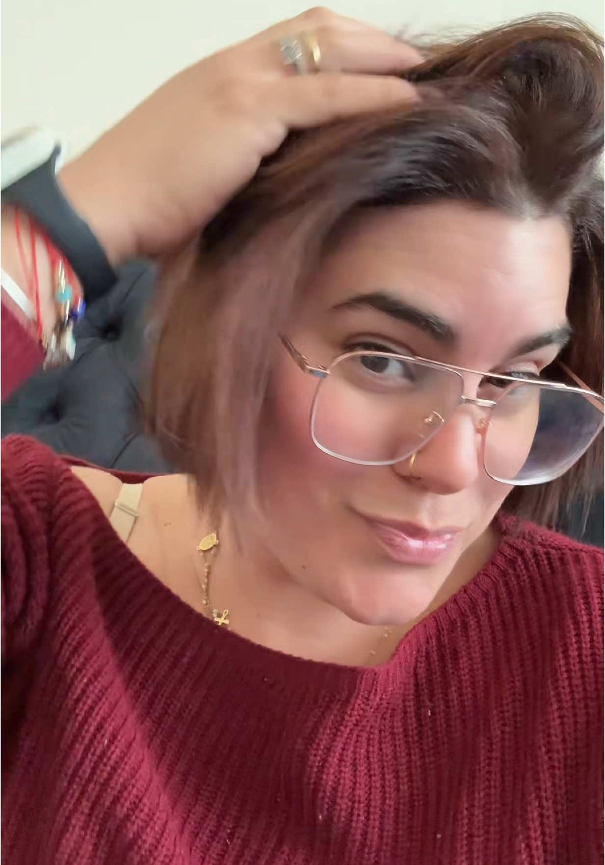 Intento milll!!! Creo que el rojo y naranja no se va a ir jamás pero este color si me gustó 🫶 #hair #colors #ionhair #sally @Sally Beauty #cabello #mousse #colordecabello #tendencia 