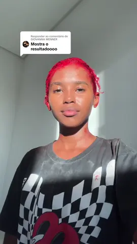 Respondendo a @GIOVANNA WENNER amanhã posto o vídeo pintando o cabelo, não postei hj pq não gravei o resultado direito kkkkkkk #cachosvermelhos 