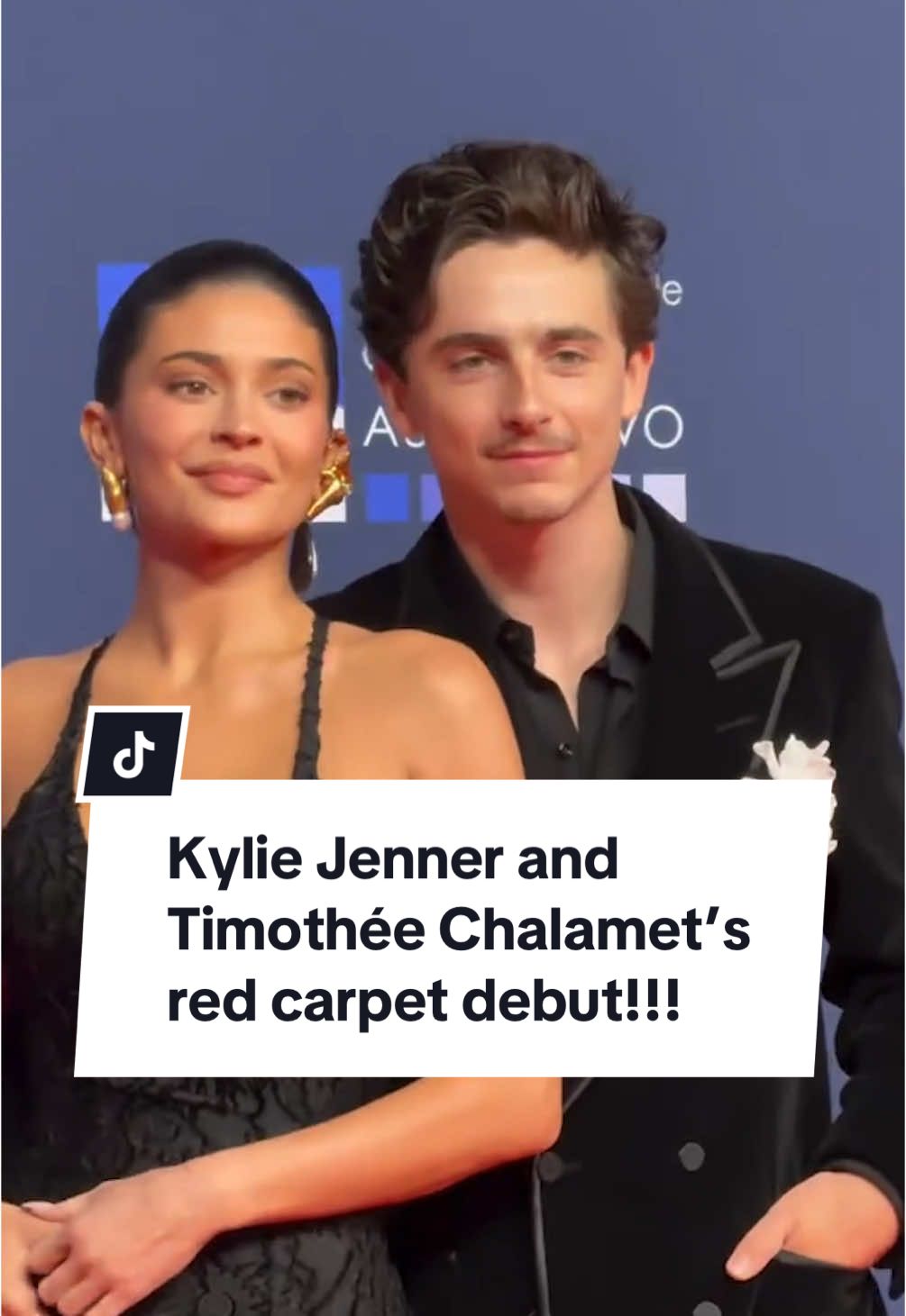 Our patience has paid off, Kylie Jenner and Timothée Chalamet officially made their red carpet debut. 😍(🎥: premidavid)